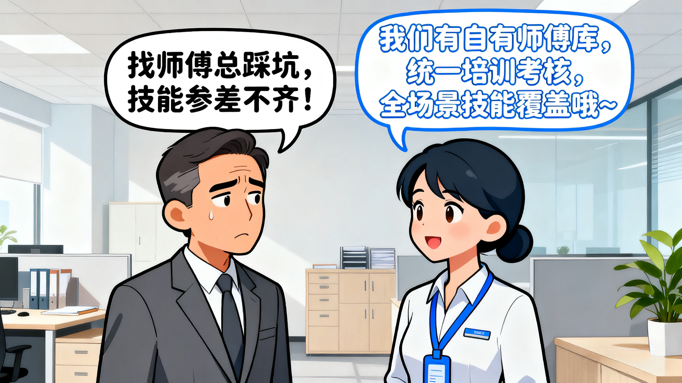 漫画2：管家式协作与响应SLA